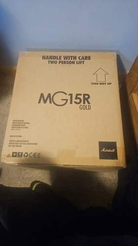 Marshall mg15r gold 15w guitar - mg15r,