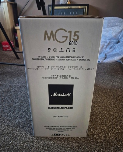 Marshal mg15g gold guitar - gold,