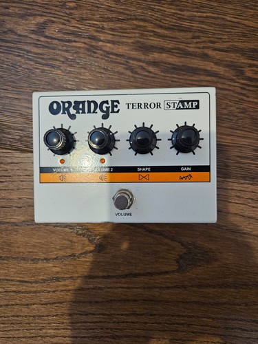 Orange terror stamp - stamp, valve